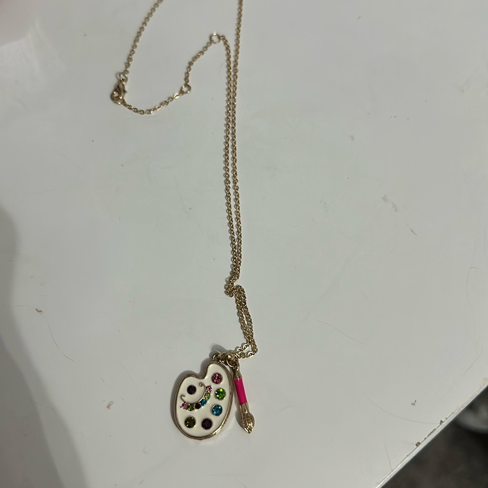adorable painters necklace